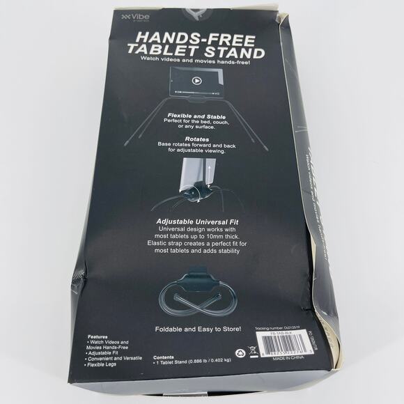 Vibe E-ssential Hands-Free Tablet Stand for Tablets up to 10 mm Thick New in Box - Picture 8 of 11